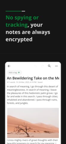 Notesnook: Private note taking для iOS — скриншот 2