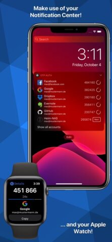 OTP Auth для iOS — скриншот 2