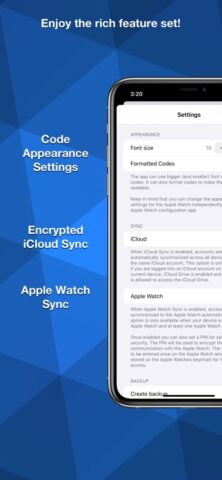 OTP Auth для iOS — скриншот 3