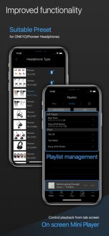 Onkyo HF Player — Hi-Res Music для iOS — скриншот 3