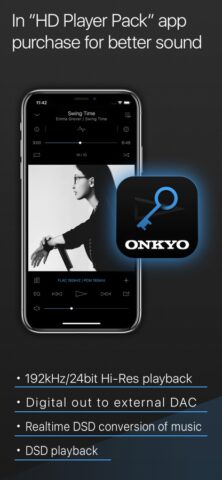Onkyo HF Player — Hi-Res Music для iOS — скриншот 4