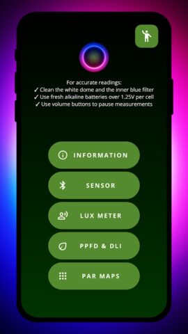 PPFD Meter — Grow Light Meter для Android — скриншот 1