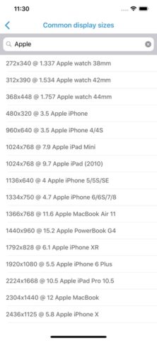 PPI Calc — DPI Calculator для iOS — скриншот 4