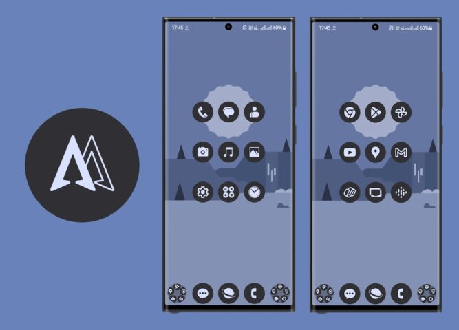 Pix You Dark Android Icon Pack для Android — скриншот 1