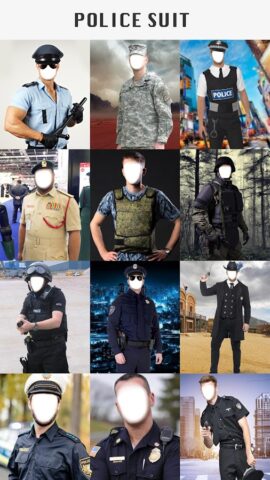 Police Photo Editor Suit Dress для Android — скриншот 1