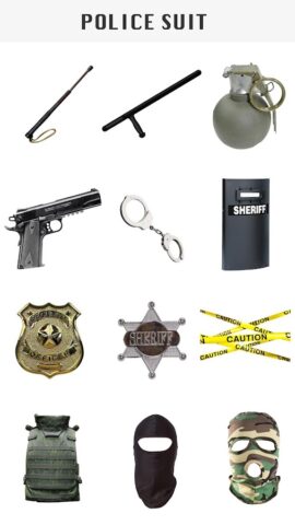 Police Photo Editor Suit Dress для Android — скриншот 3