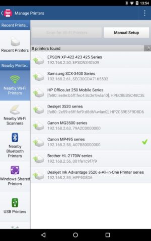 Printer 2 Go для Android — скриншот 5