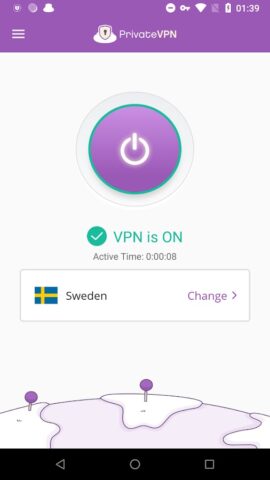 PrivateVPN для Android — скриншот 3