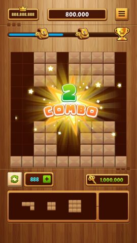 Q Blocks: Wood Block Puzzle для Android — скриншот 2