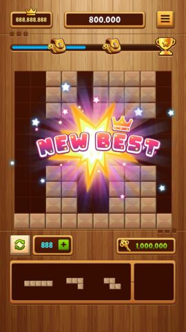Q Blocks: Wood Block Puzzle для Android — скриншот 3