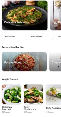 генератор рецептов для Android — скриншот 1