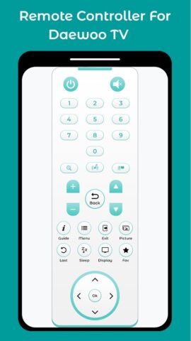 Remote Controller Daewoo TV для Android — скриншот 4