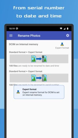 Rename Photos для Android — скриншот 3