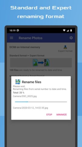 Rename Photos для Android — скриншот 4