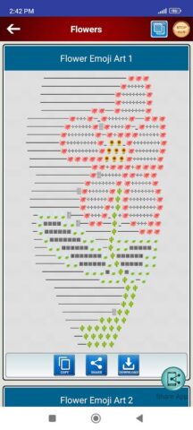 Cool Emoji Arts для Android — скриншот 2