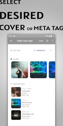 Smart MP3 Tag Editor для Android — скриншот 4