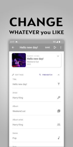 Smart MP3 Tag Editor для Android — скриншот 5