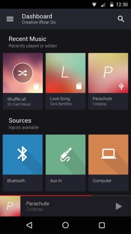 Sound Blaster Connect для Android — скриншот 1