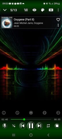 Spectrolizer — Music Player + для Android — скриншот 1