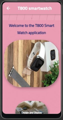 T800 smart watch Guide для Android — скриншот 4