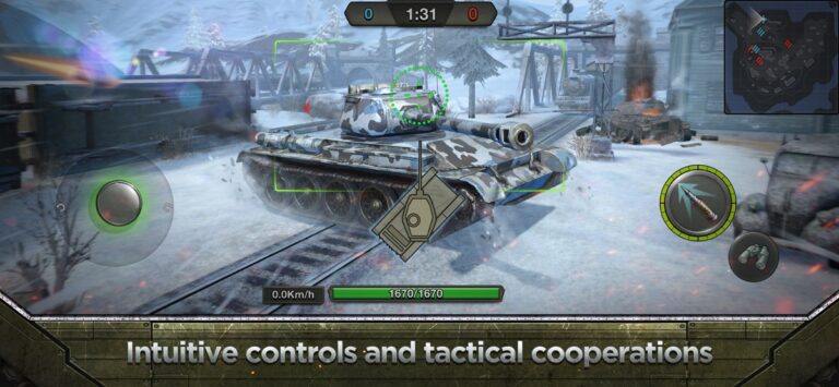 Tank Combat: Team Force для iOS — скриншот 4