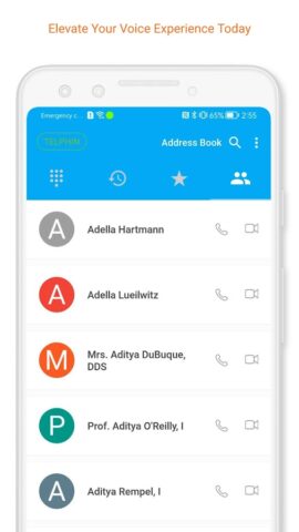 Телфин для Android — скриншот 2