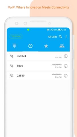 Телфин для Android — скриншот 3