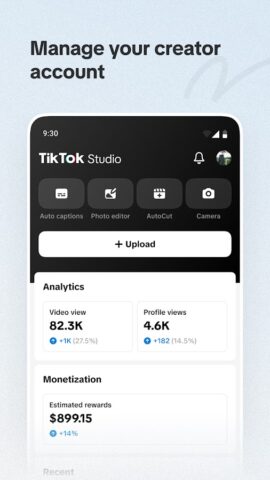 TikTok Studio для Android — скриншот 2