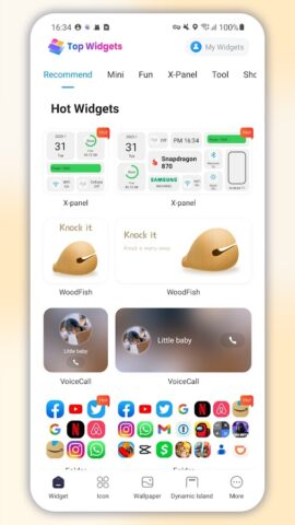 Top Widgets-万能小组件 для Android — скриншот 4