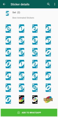 UNO Stickers для Android — скриншот 5