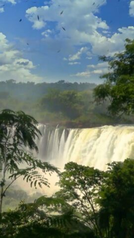 Водопады живых обоев. каскад в для Android — скриншот 2