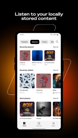 Winamp для Android — скриншот 2