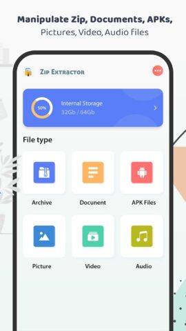 Zip Unzip Files, Zip Extractor для Android — скриншот 2