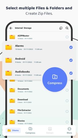 Zip Unzip Files, Zip Extractor для Android — скриншот 3