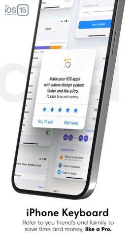 iPhone Keyboard для Android — скриншот 5