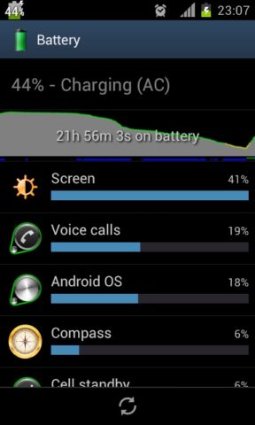 show battery percentage для Android — скриншот 3