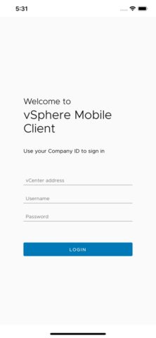 vSphere Mobile Client для iOS — скриншот 1