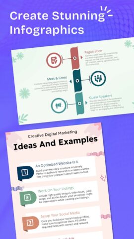Infographic Maker для Android — скриншот 1