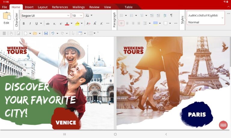 Office NX: TextMaker для Android — скриншот 5