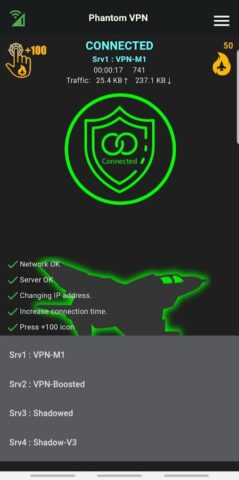 Phantom VPN для Android — скриншот 4