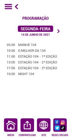 Rádio 104 FM POA/RS 104,1 для Android — скриншот 3