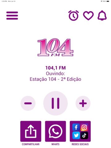 Rádio 104 FM POA/RS 104,1 для Android — скриншот 5