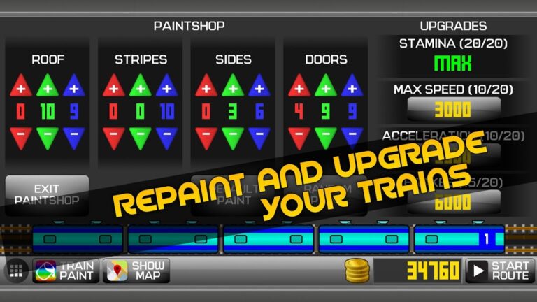 Subway Simulator 2D для Android — скриншот 3