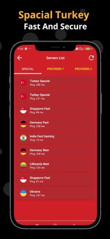 Turkey VPN: With Turkey IP для Android — скриншот 2