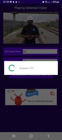 Video Frame Rate Changer (FPS) для Android — скриншот 2