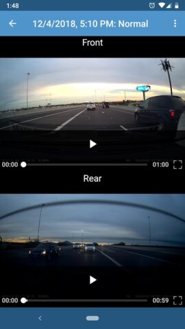 Просмотр видео с видеорегистра для Android — скриншот 4