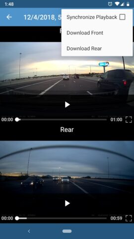 Просмотр видео с видеорегистра для Android — скриншот 5