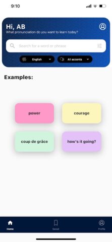 YouGlish для Android — скриншот 1