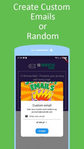 10 минутная почта для Android — скриншот 2