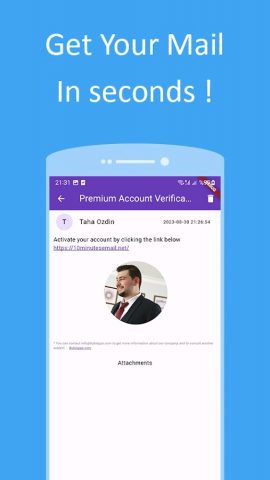 10 минутная почта для Android — скриншот 3